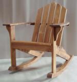 Adirondack rocking chair (finishing OTO) 